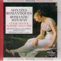 [중고] Monique Frasca-Colombier / Franck, Magnard : Romantic Sonatas (수입/pv730068)