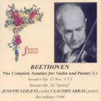Joseph Szigeti, Claudio Arrau / Beethoven : The Complete Violin Sonatas Vol.2 (수입/미개봉/qt99335)