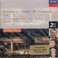 Pavarotti, Freni, Ricciarelli / Live (2CD/미개봉/홍보용/dd2974)