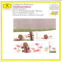 [중고] Yehudi Menuhin, Wilhelm Kempff / Beethoven : Violin Sonatas (수입/4272512)