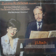 Zuzana Ruzickova, Bohdan Warchal / Bach : Harpsichord Concertos (미개봉/홍보용/srcd1323)