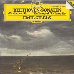 [중고] Emil Gilels / Beethoven : Sonaten Pastorale &amp; Sturm (수입/4191612)