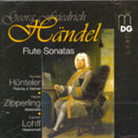 [중고] Konrad Hunteler, Rainer Zipperling, Carsten Lohff / Handel : Complete Flute Sonatas (수입/mdg31110782)