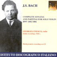 [중고] Georges Enesco / Bach : Sonatas And Partitas For Solo Violin (2CD/수입)