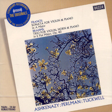 Vladimir Ashkenazy / Franck : Violin Sonata, Brahms : Horn Trio (수입/미개봉/4758246)