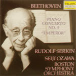 [중고] Rudolf Serkin, Seiji Ozawa / Beethoven : Piano Concerto No.5 Emperor (cd80065)