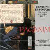 [중고] Luigi Alberto Bianchi / Paganini : Centone Di Sonate For Violin And Guitar Vol.2 (수입/cds84)
