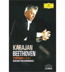 [DVD] Herbert von Karajan / Beethoven : Symphony No.1, 2, 3 (수입/미개봉/0734101)