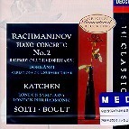 [중고] Georg Solti, Adrian Boult / Rachmaninov : Piano Concertos No.2, Paganini Rhapsody (dd4374)