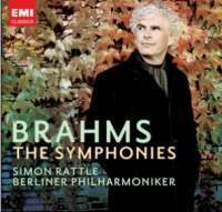 Simon Rattle / Brahms : Symphonies Nos.1-4 (브람스 : 교향곡 전곡집/3CD/미개봉/ekc3d0975)