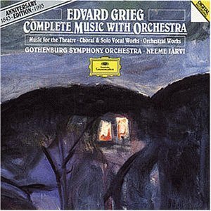 [중고] Neeme Jarvi / Grieg : Complete Music With Orchestra (6CD BOX SET/수입/4378422)