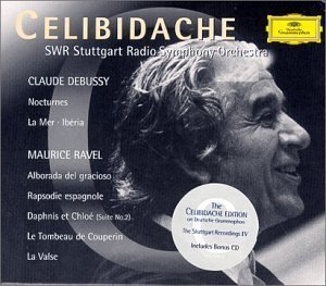 [중고] Sergiu Celibidache / Debussy : Nocturnes, La Mer, Ravel : Alborada Del Gracioso, Rapsodie Espagnole (4CD BOX SET/수입/4531942)