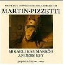 [중고] Mikaeli Kammarkor, Anders Eby / Martin, Pizzetti : Messe Fur Doppelchor, Messa Di Requiem (수입/prcd9965)